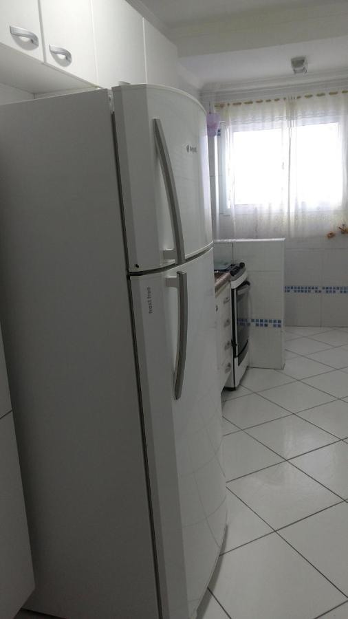 Belo Apartamento Com Vistas Para O Mar - Pe Na Areia - Churrasqueira Na Varanda Praia Grande Kültér fotó